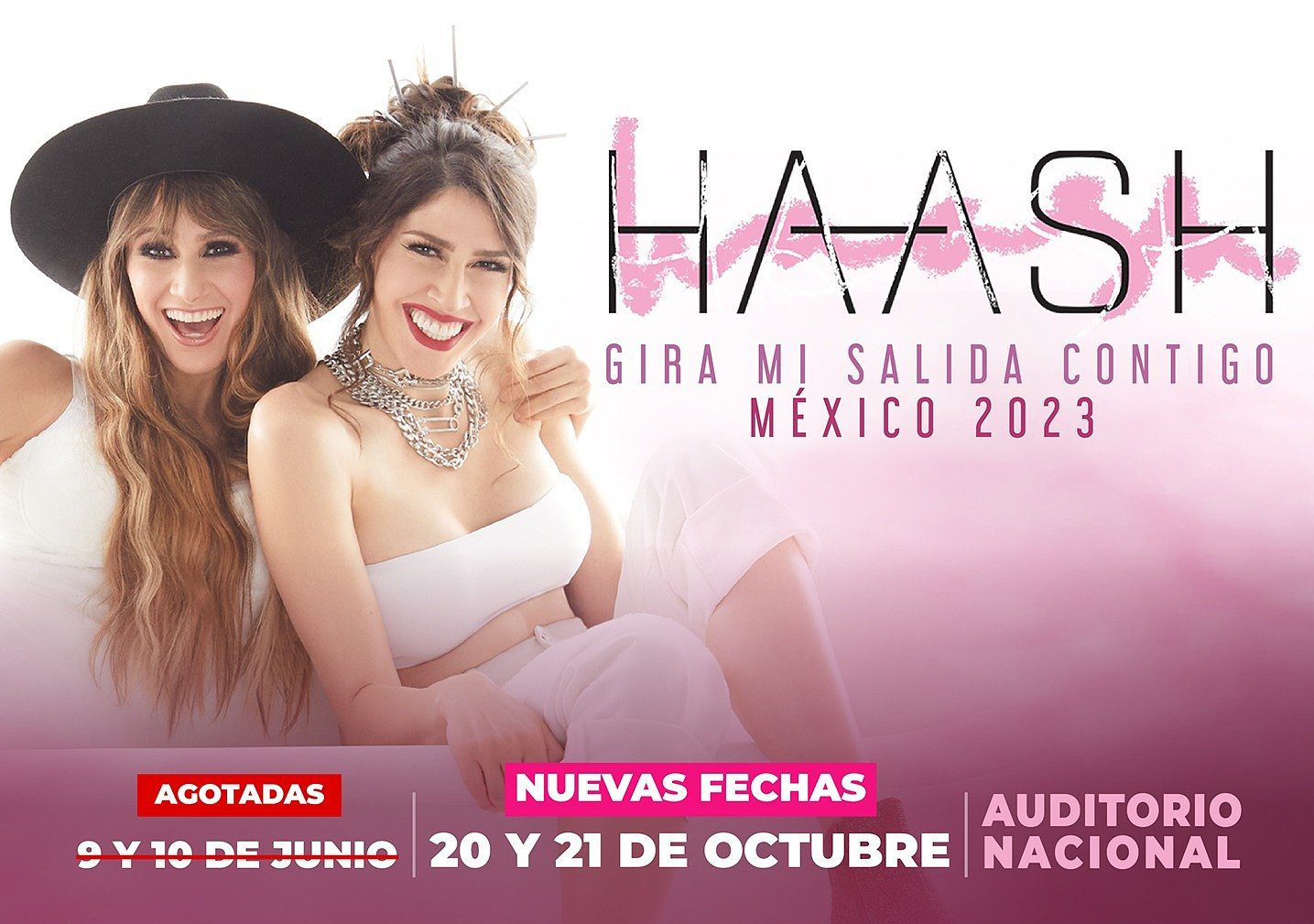 Haash En El Auditorio Nacional ¡tenemos Boletos Amor Sólo Música Romántica