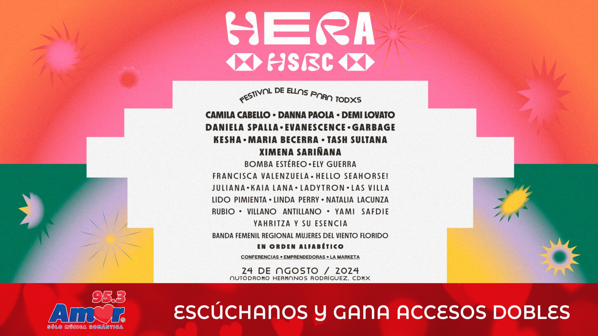 ¡Vamos al Festival Hera HSBC 2025! Amor Sólo Música Romántica