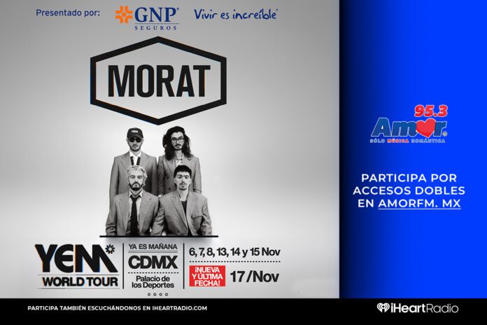 ¡Te invitamos al concierto de Morat este 2026!