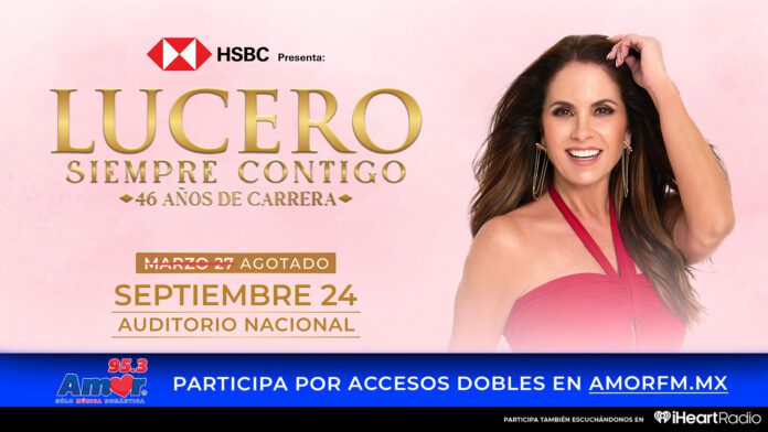 ¡Te invitamos al concierto de Lucero este septiembre!