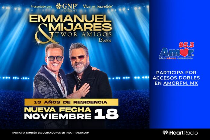 ¡Emmanuel y Mijares vuelven con “Twor Amigos”!