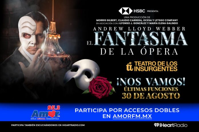Últimas funciones de El Fantasma de la Ópera
