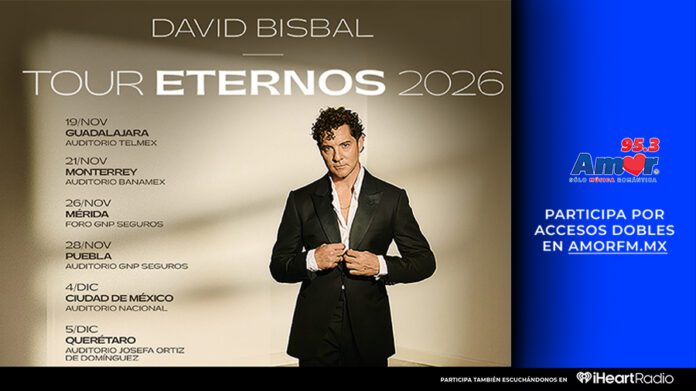 David Bisbal vuelve a México para cantarle al amor