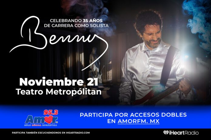 ¡Benny Ibarra está de regreso y celebra 35 años como solista!