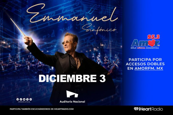 Emmanuel llega al Auditorio Nacional con un concierto muy especial