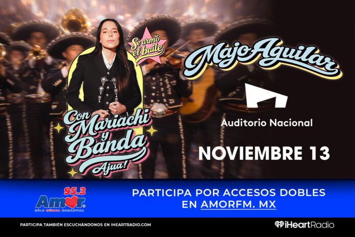 Majo Aguilar se presenta por primera vez en el Auditorio Nacional